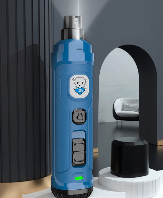 KFX-6934333 Pet Electric Nail Grinder - Rechargeable Nail File for Smooth and Safe Pet Nail Care