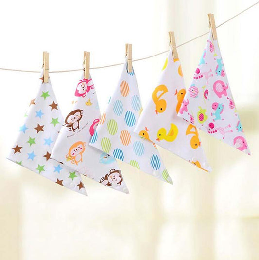 KFX-6955197 Adjustable Anti-Slobber Baby Towel - Soft Cloth, 41x29cm