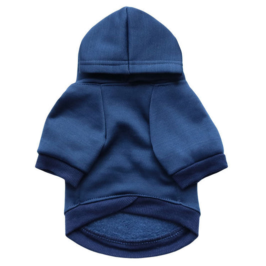 KFX-6955965 Cozy Fleece Teddy Vest for Small Dogs in Navy Blue and Mint Green
