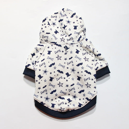 KFX-7012669 Casual Spring/Summer Dog Clothes for Pugs and French Bulldogs - XS to L Sizes Available