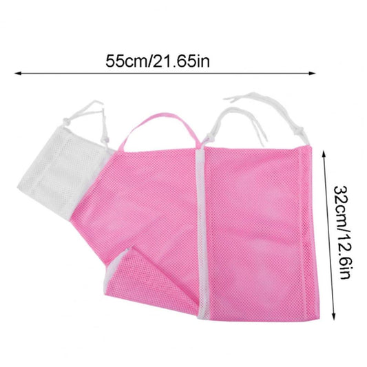 KFX-7015229 Pet Bath Bag - Fabric Cleaning Solution in Green & White, Pink & White, Off-White Options