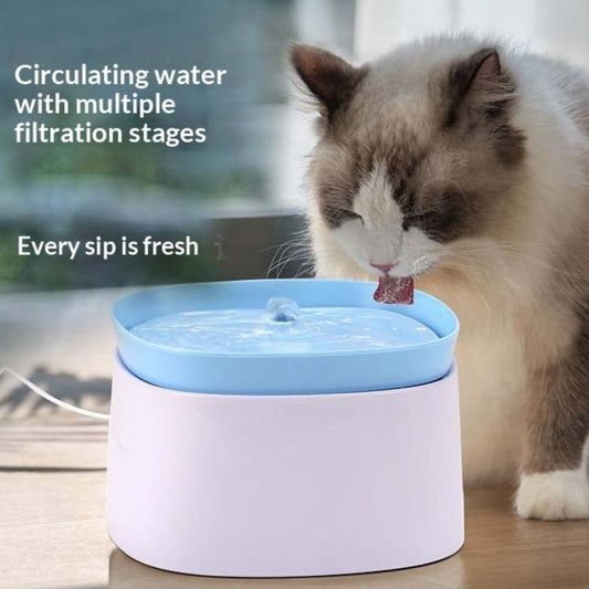 KFX-7019197 Automatic Cat Water Fountain with Water-Level Cutoff Pump - Multiple Colors Available