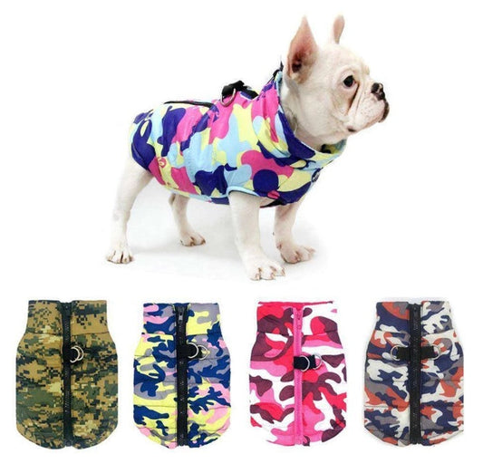 KFX-7027261 Warm Quilted Jacket for Small and Medium Dogs - Multiple Colors and Sizes Available