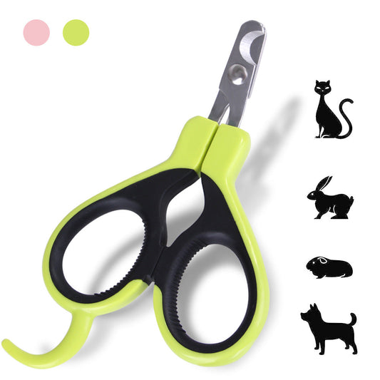 KFX-7065405 Pet Nail Clipper for Dogs and Cats - Stainless Steel Scissors with Blood Line Guide, 11.5cm Size