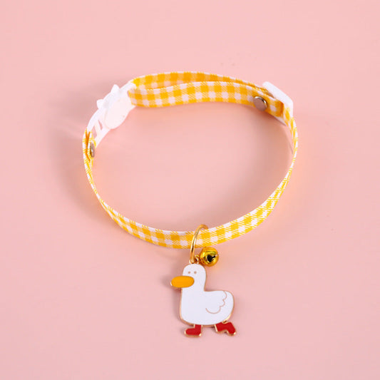 KFX-7075773 Colorful Avocado Flower Pendant Pet Safety Necklace with Adjustable Fit