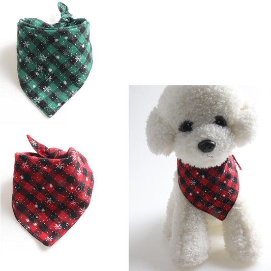 KFX-7086269 Pet Triangle Bandana Scarf Collar for Dogs and Cats - Soft Cloth, Multiple Colors Available