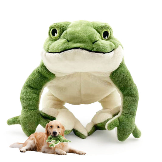 KFX-7094077 Plush Dog Toy with Sound, Bite-Resistant Design – Golden Retriever Doll for Playtime and Companionship