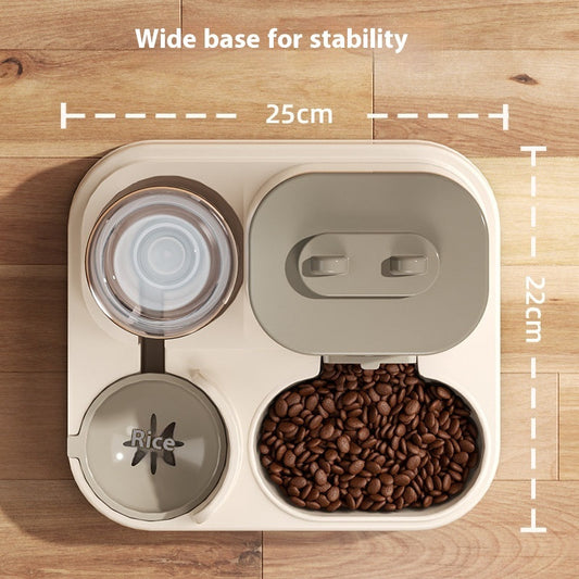 KFX-7136701 Automatic Pet Feeder and Water Dispenser for Dogs and Cats - Multiple Color Options Available