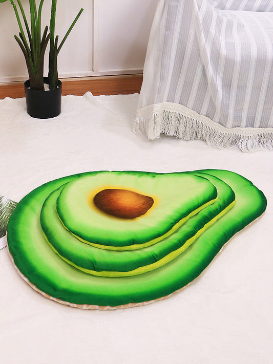 KFX-7145277 Soft and Warm Cotton Cat and Dog Sleeping Mat with Novel Food Shapes
