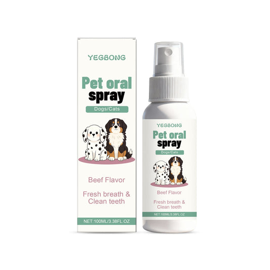 KFX-7146301 Pet Oral Health Spray with Natural Ingredients for Fresh Breath and Dental Care