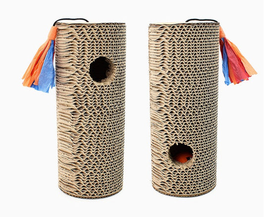 KFX-7171645 Eco-Friendly Corrugated Paper Cat Scratching Board for Play and Relaxation