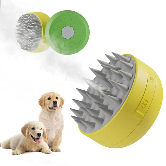 KFX-7182781 Electric Pet Spray Comb with Massage Feature for Cats and Dogs – 30ml Water Tank, Portable and Convenient