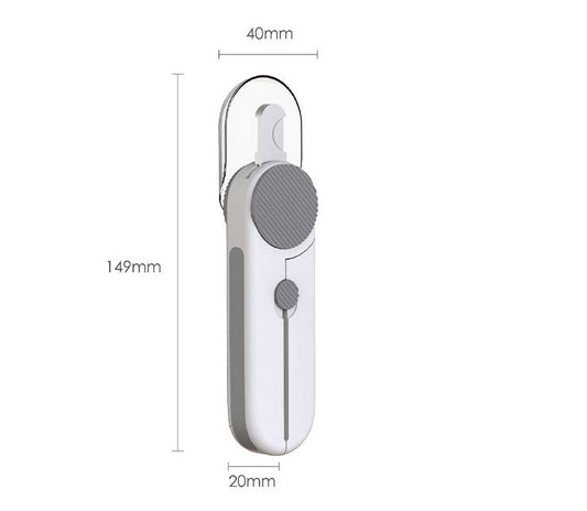 KFX-7188541 LED Luminous Pet Nail Scissors with File and Safety Features