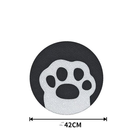 KFX-7204413 Double-Sided Cat Scratching Board for Claw Maintenance - 42 cm Diameter, Eco-Friendly Cardboard