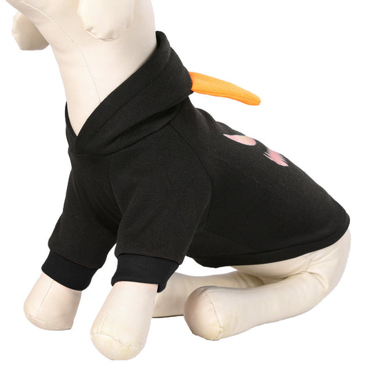 KFX-7208381 Casual Two-Legged Clothing for Pets in Black and Yellow - Sizes S, M, L, XL