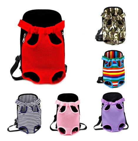 KFX-7214141 Portable Chest and Shoulder Pet Carrier Bag with Breathable Mesh Design