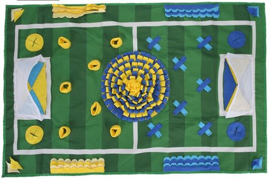 KFX-7227325 Olfactory Training Sniff Blanket for Dogs and Cats – Medium Soft Pet Mat, 65x100cm, Geometric Design