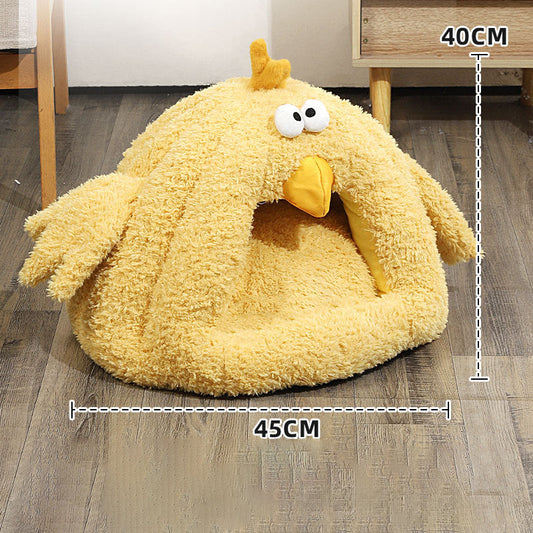 KFX-7300797 Cozy Cold-Proof Cat Nest for Fall and Winter - Available in Medium and Large Sizes