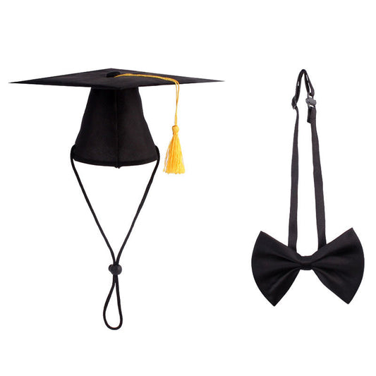 KFX-7337533 Creative Pet Doctor Hat and Adjustable Bow Tie for Small Pets