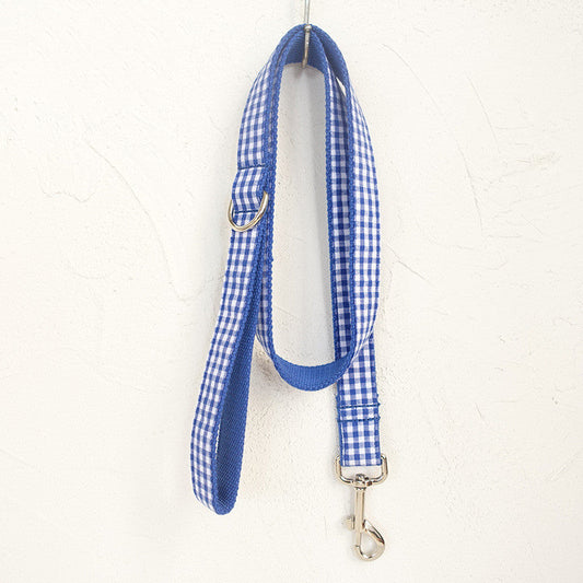KFX-7367869 Durable Blue Polyester Dog Leash for Pets - Traction Belt Designed for Comfort and Control