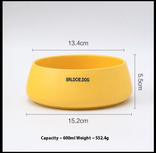 KFX-7437373 Pet Ceramic Drinking Bowl in Various Matte Colors