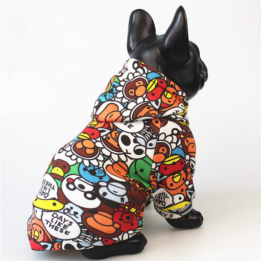 KFX-7444413 Cozy Thickened Cotton Pet Sweater for Autumn and Winter Wear