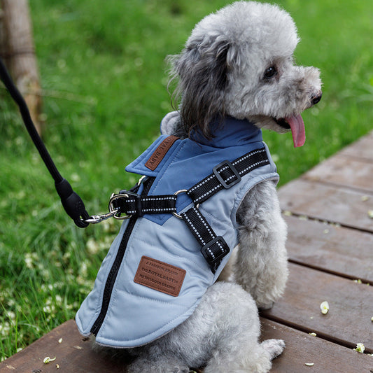 KFX-7455421 Cozy Thickened Winter Vest for Pets in Various Colors and Sizes