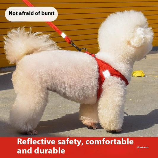 KFX-7456317 Dog Rope Leash Vest Style for Cats - Available in Multiple Colors and Sizes
