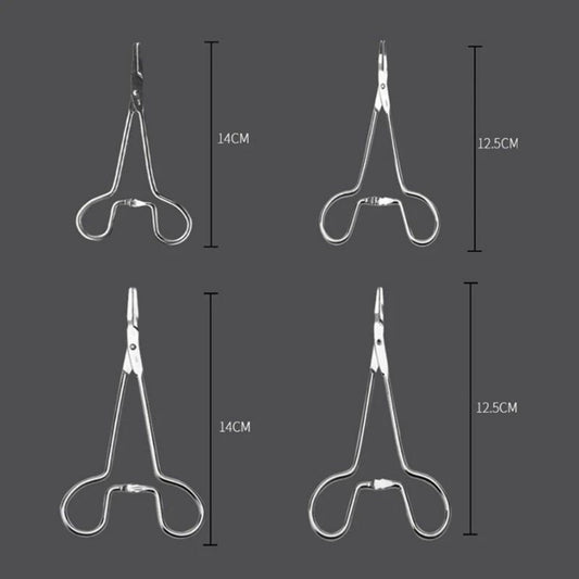 KFX-7456445 Stainless Steel Ear Hair Tweezers for Pet Hair Removal and Ear Cleaning