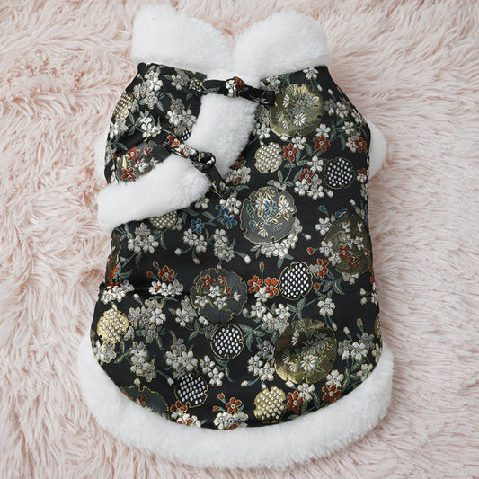 KFX-7465021 Warm Cotton Pet Clothes for Winter - Available in Multiple Colors and Sizes