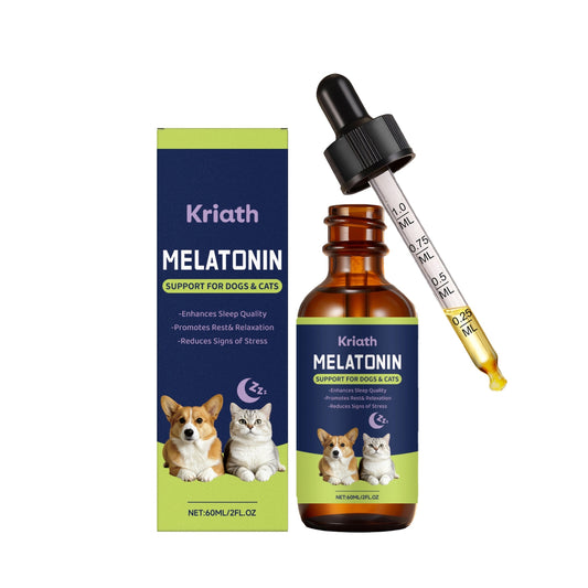 KFX-7466429 Pet Melatonin for Cats and Dogs with Valerian Root and L-Theanine - Natural Sleep Aid