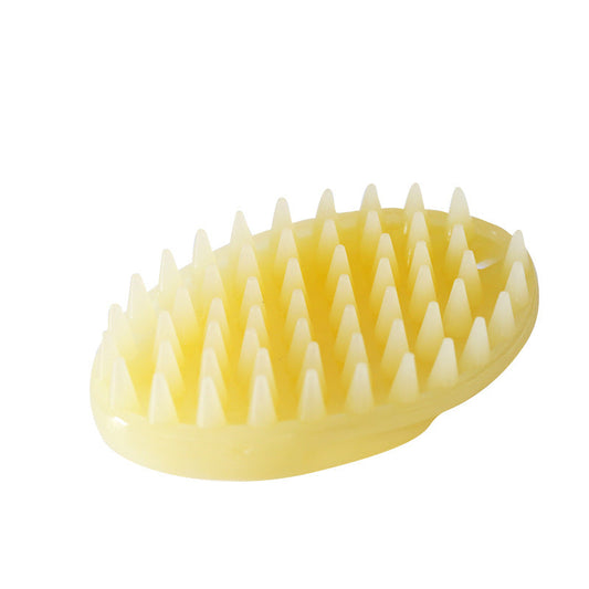 KFX-7477693 Short Hair Pet Massage Brush – Rubber Hair Absorbing Grooming Comb for Dogs and Cats
