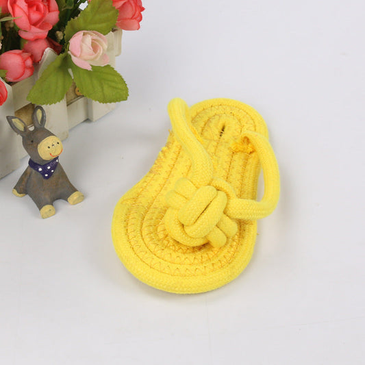 KFX-7488445 Pet Multi-Color Cotton Rope Molar Toys - Assorted Colors and 17cm Size