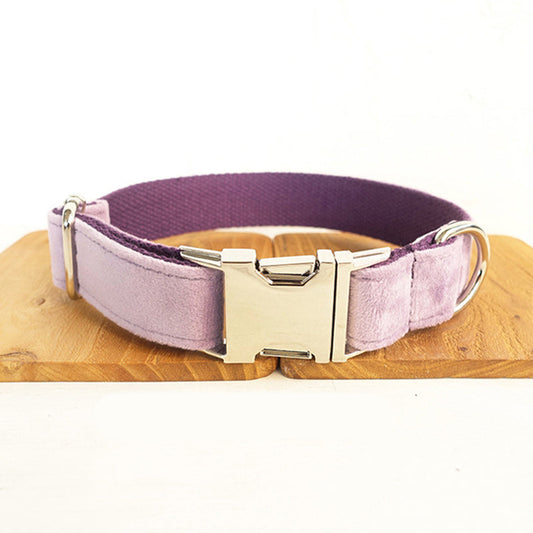 KFX-7489597 Pink and Purple Adjustable Dog Collar, Comfortable Fit for Small to Medium Dogs
