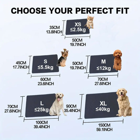 KFX-7490877 Washable Dog Pee Pads - Premium Waterproof Training Pads for Dogs - Reusable Absorbent Pet Pads with Odor Control - 18x24 Inches