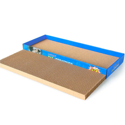 KFX-7499325 Corrugated Paper Cat Scratcher Box - Eco-Friendly Design for Cats