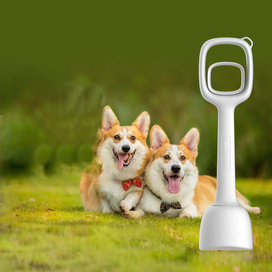 KFX-7524157 Dog Poop Pickup Tool with Durable ABS Body and Carrying Buckle - 123 x 100 x 484mm