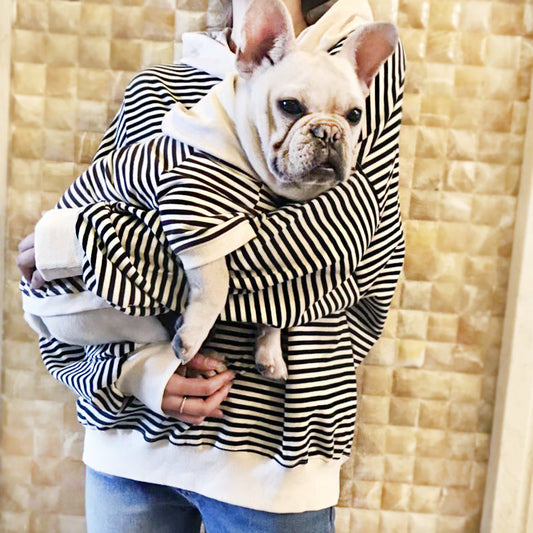KFX-7536957 Cozy Cotton Terry Sweatshirt for Small Dogs - Perfect for Fadou, Teddy, and Schnauzer Breeds