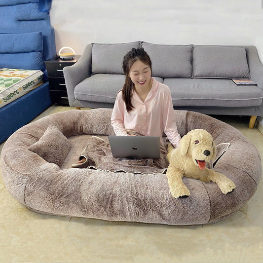 KFX-7553213 Oversized Removable and Washable Dog Bed for Ultimate Comfort
