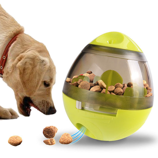 KFX-7568445 Interactive Pet Food Feeder Dispenser for Dogs and Cats, Slow Eating Toy with Tumbler Design