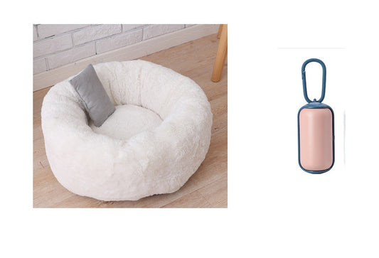 KFX-7589949 Comfortable Cloth Pet Bed and Blanket for Cats - Available in Three Sizes