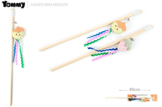 KFX-7602237 Cat Teaser Stick with Fruit Design for Interactive Play