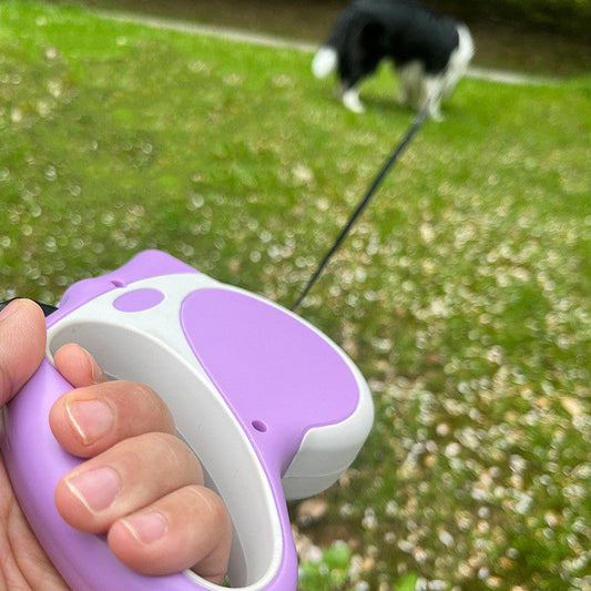 KFX-7618493 Lightweight Retractable Dog Leash with Hand Grip in Various Colors