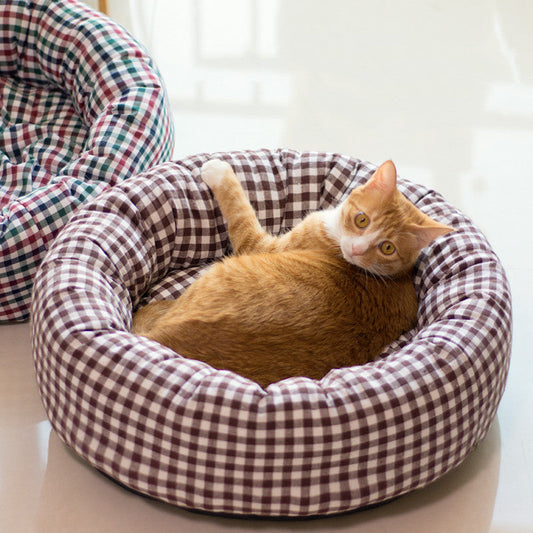 KFX-7618749 Warm Removable and Washable Cotton Cat Litter - Available in Multiple Colors and Sizes