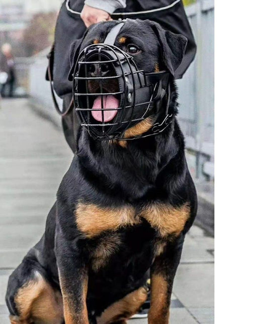 KFX-7619517 Tactical Muzzle for Medium and Large Dogs - Impact Resistant Training Mouthpiece in Black