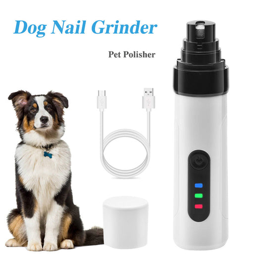 KFX-7622461 Rechargeable Electric Dog Nail Clippers with USB Charging and Quiet Operation for Pet Grooming