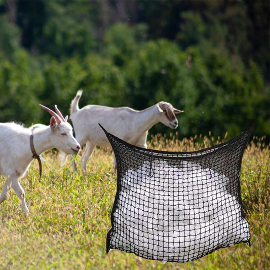 KFX-7626685 Durable Woven PE Rope Feeding Bag for Horses, Cattle, and Sheep - Multiple Sizes Available