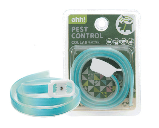 KFX-7637949 Pet Insect Repellent Collar for Dogs and Cats - Anti-Flea & Anti-Lice, Soft Plastic, Universal Size, Available in 5 Colors