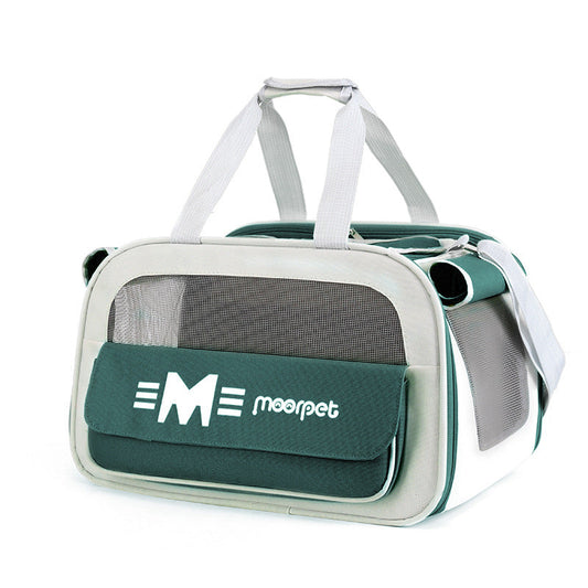 KFX-7647933 Portable Cat Diaper Bag with Large Capacity and Breathable Design for Travel
