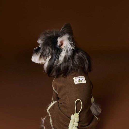KFX-7661757 Comfortable Contrast Color Dog Clothes for Teddy, Schnauzer, and Bichon - XS to XXL